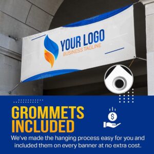 Full-color mesh banner, durable for storefronts and trade shows