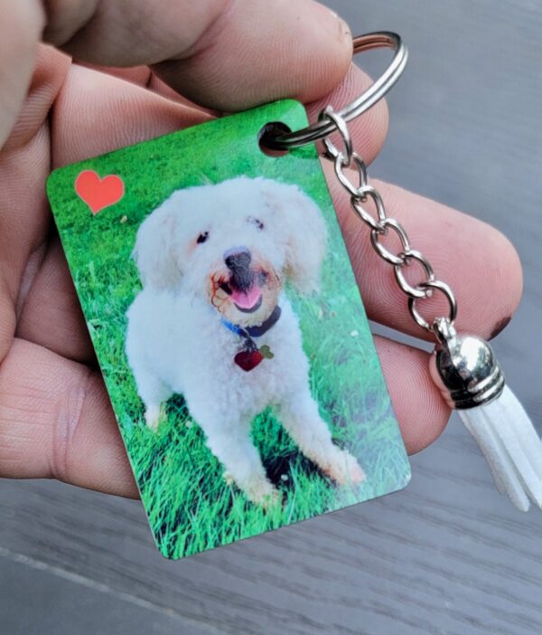 Custom Photo, Logo, or Message Keychain – Personalized Keychain with Your Image or Text - Image 4