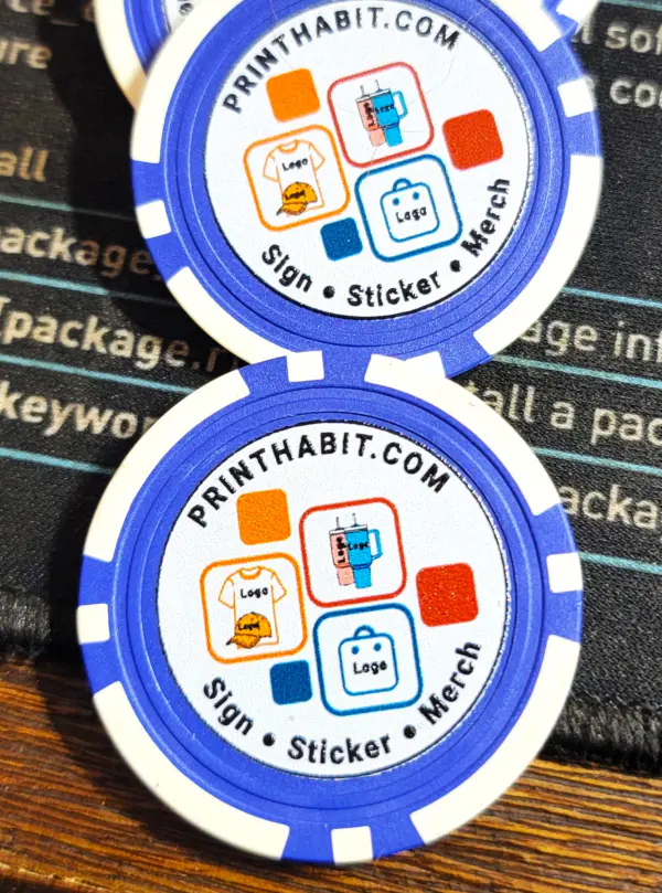 Custom Poker Chips - 11.5 /13 gram Clay Composite Casino Quality Poker Chips
