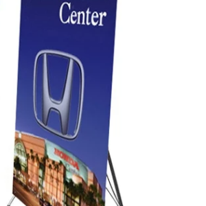 Lightweight and durable medium X banner stand for events and trade shows