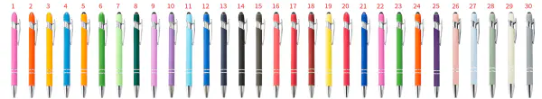 Custom stylus pen with laser engraving and UV printing options