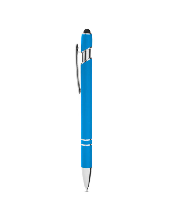 Light Blue Custom Pen with engraving or UV print