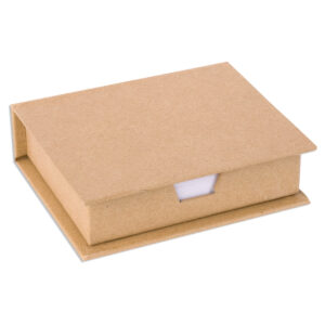 Recycled sticky note case with personalized logo for corporate branding