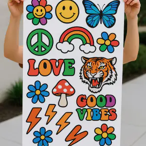 12" x 12" Sticker Sheet