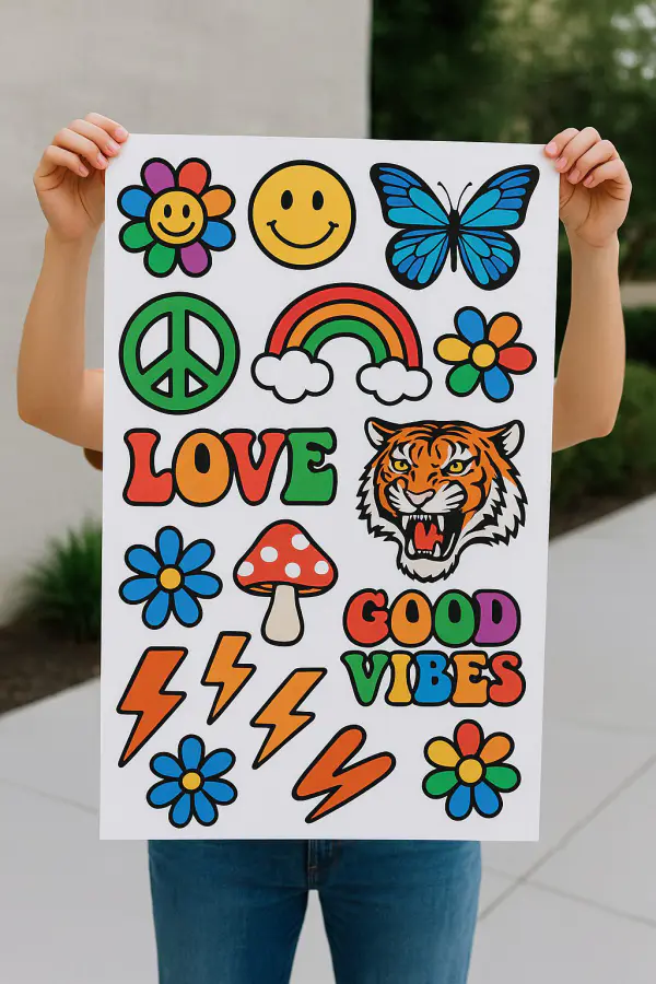 12" x 24" Sticker Sheet